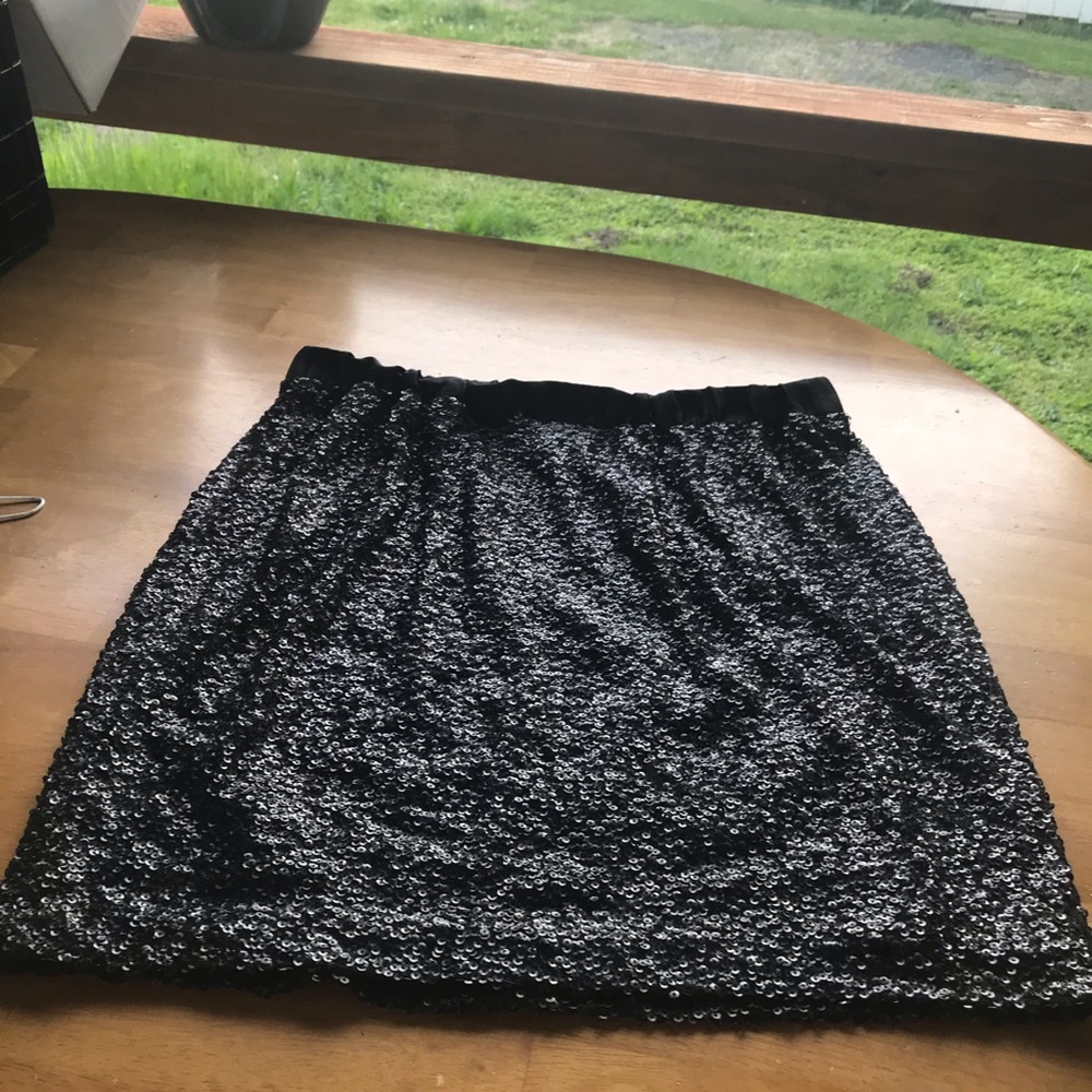 Lane Bryant sequined straight skirt